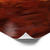 Goldendoodle in Herfstbladeren Herfst Inspire Perfect Poster (Hoek)