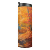 Goldendoodle in Herfstbladeren Herfst Inspire Thermosbeker (Geroteerd rechts)