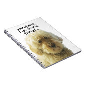 GoldenDoodle Journal, Cute Moppy Schattig Doodle Notitieboek (Rechterzijde)
