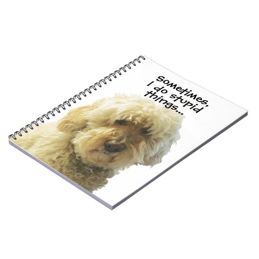 GoldenDoodle Journal, Cute Moppy Schattig Doodle Notitieboek (Linkerzijde)