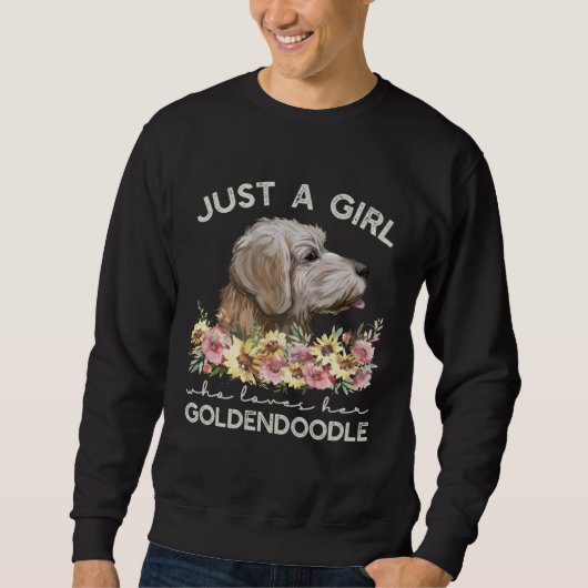 Goldendoodle Just A Girl Dog Trui (Voorkant)