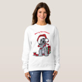 Goldendoodle Kerst T-shirt (Voorkant volledig)