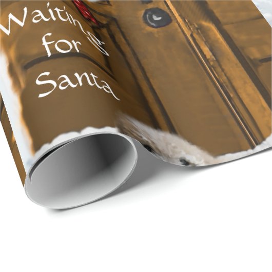 Goldendoodle kerstcadeaus cadeaupapier (Rol Hoek)