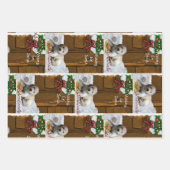 Goldendoodle kerstcadeaus inpakpapier vel (Voorkant 2)