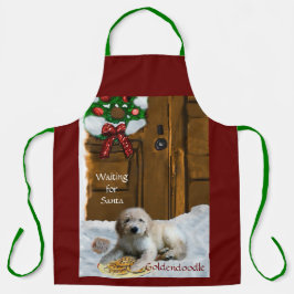 Goldendoodle kerstcadeaus schort