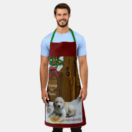 Goldendoodle kerstcadeaus schort