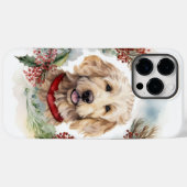 Goldendoodle Kerstkrans Feestelijke Pup Case-Mate iPhone Case (Achterkant (horizontaal))