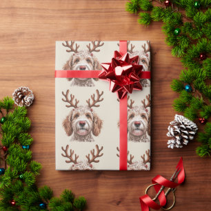 Goldendoodle Kerstminnaar Hond Moeder Cadeau Cadeaupapier