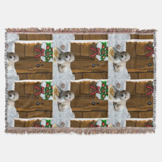 Goldendoodle Kerstmis Deken (Voorkant)