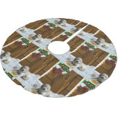 Goldendoodle Kerstmis Kerstboom Rok (Gekanteld)