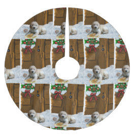Goldendoodle Kerstmis Kerstboom Rok