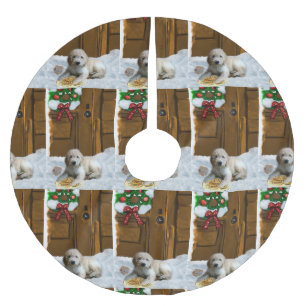 Goldendoodle Kerstmis Kerstboom Rok