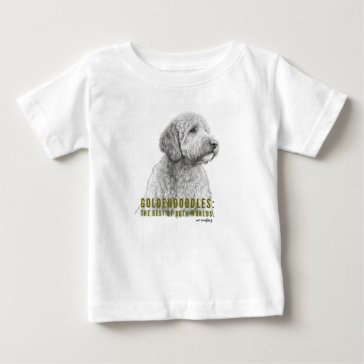 Goldendoodle Kinder Tshirt (Voorkant)