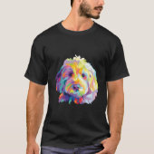 Goldendoodle Labradoodle Colorful T-shirt (Voorkant)