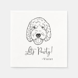 Goldendoodle Labradoodle Custom.Napkin Hondenbruil Servet