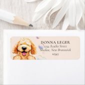 Goldendoodle Labradoodle Hond Gepersonaliseerd adr Etiket (Insitu)