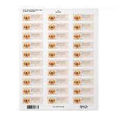 Goldendoodle Labradoodle Hond Gepersonaliseerd adr Etiket (Full Sheet)