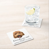 Goldendoodle Labradoodle Trouwpapier Onderzetters (Insitu)