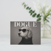 Goldendoodle Luxe Mode Editorial Briefkaart (Staand voorkant)