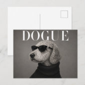Goldendoodle Luxe Mode Editorial Briefkaart (Voorkant / Achterkant)
