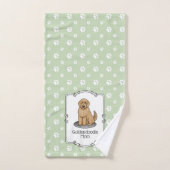 Goldendoodle Mam Doodle Mam (gouden rood) Dog Mam Bad Handdoek (Handdoek)