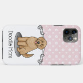 Goldendoodle Mam Doodle Mam (gouden rood) Dog Mam Case-Mate iPhone Case (Achterkant (horizontaal))