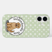 Goldendoodle Mam Doodle Mam (gouden rood) Dog Mam Case-Mate iPhone Case (Achterkant (horizontaal))