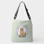 Goldendoodle Mam Doodle Mam (gouden rood) Dog Mam Crossbody Tas (Voorkant)