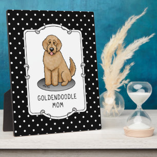 Goldendoodle Mam Doodle Mam (gouden rood) Dog Mam Fotoplaat