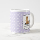 Goldendoodle Mam Doodle Mam (gouden rood) Dog Mam Grote Koffiekop (Voorkant rechts)