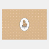 Goldendoodle Mam Doodle Mam (gouden rood) Dog Mam Inpakpapier Vel (Voorkant 2)