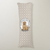Goldendoodle Mam Doodle Mam (gouden rood) Dog Mam Lichaamskussen (Voorkant Verticaal)