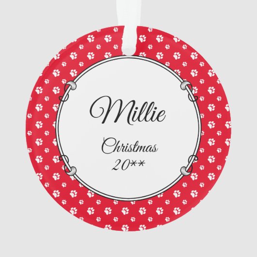 Goldendoodle Mam Doodle Mam (gouden rood) Dog Mam Ornament (achterkant)