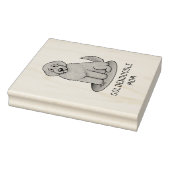 Goldendoodle Mam Doodle Mam (gouden rood) Dog Mam Rubberstempel (Stempel)