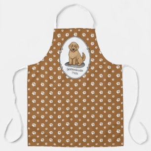 Goldendoodle Mam Doodle Mam (gouden rood) Dog Mam Schort