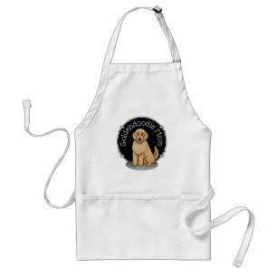 Goldendoodle Mam Doodle Mam (gouden rood) Dog Mam Standaard Schort
