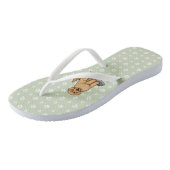 Goldendoodle Mam Doodle Mam (gouden rood) Dog Mam Teenslippers (Schuin)