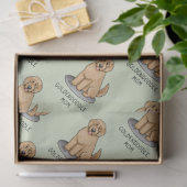 Goldendoodle Mam Doodle Mam (gouden rood) Dog Mam Tissuepapier (Geschenk)