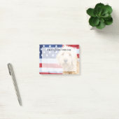 Goldendoodle met Amerikaanse vlag Post-it® Notes (Kantoor)