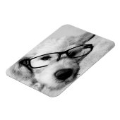 Goldendoodle met bril magneet (Linkerzijde)