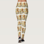 Goldendoodle met paaseieren leggings (Achterkant)