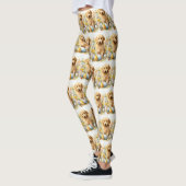 Goldendoodle met paaseieren leggings (Links)