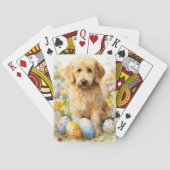 Goldendoodle met paaseieren pokerkaarten (Achterkant)