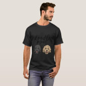 Goldendoodle Moeder - Doodle Moeder Schattige Gold T-shirt (Voorkant volledig)