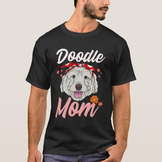 Goldendoodle Moeder - Doodle Moeder Schattige Gold T-shirt (Voorkant)