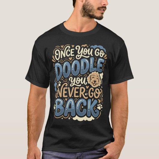 Goldendoodle Moeder Goldendoodle Vader Als Je Eenm T-shirt (Voorkant)