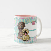 Goldendoodle Moederdag Coffee Mok (Voorkant rechts)