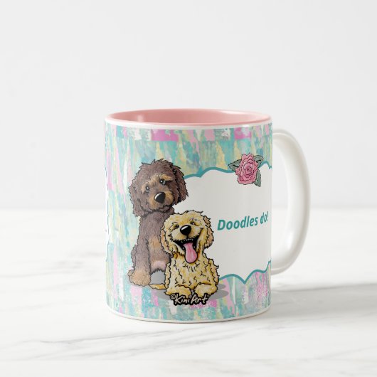 Goldendoodle Moederdag Coffee Mok (Voorkant rechts)