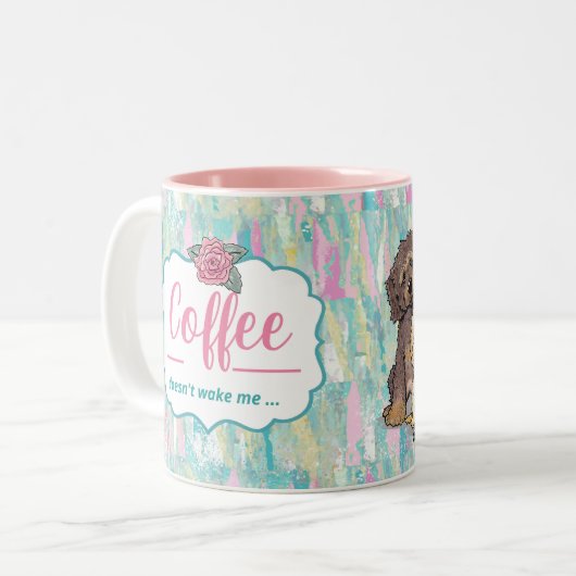 Goldendoodle Moederdag Coffee Mok (Voorkant links)