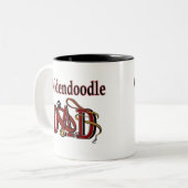 Goldendoodle Pap Mok (Voorkant links)